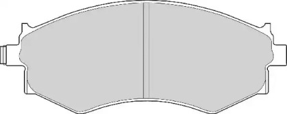 Комплект тормозных колодок NECTO FD6358A