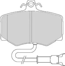 Комплект тормозных колодок NECTO FD6362A