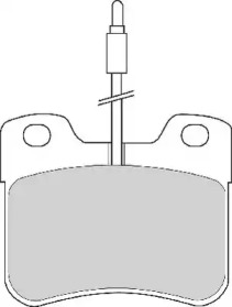 Комплект тормозных колодок NECTO FD6369A