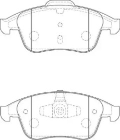 Комплект тормозных колодок NECTO FD7355A