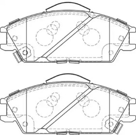 Комплект тормозных колодок NECTO FD7360A