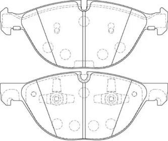 Комплект тормозных колодок NECTO FD7369A