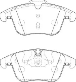 Комплект тормозных колодок NECTO FD7370A