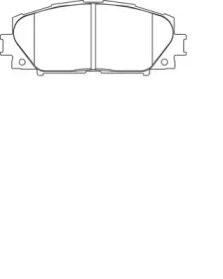 Комплект тормозных колодок NECTO FD7335A