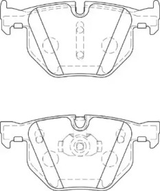 Комплект тормозных колодок NECTO FD7354A