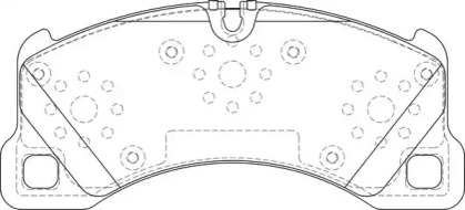 Комплект тормозных колодок NECTO FD7351A