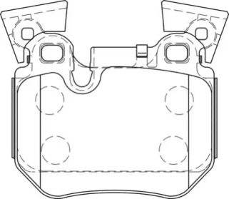 Комплект тормозных колодок NECTO FD7420A