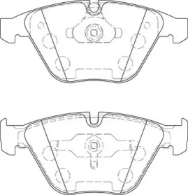 Комплект тормозных колодок NECTO FD7424A