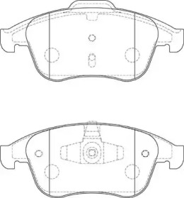 Комплект тормозных колодок NECTO FD7392A