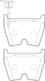 Комплект тормозных колодок NECTO FD7382A