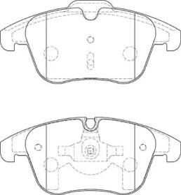 Комплект тормозных колодок NECTO FD7384A