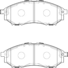 Комплект тормозных колодок NECTO FD7387A