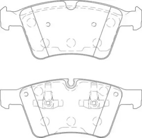 Комплект тормозных колодок NECTO FD7400A