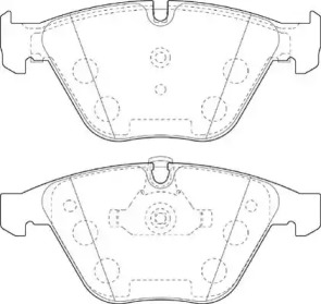 Комплект тормозных колодок NECTO FD7402A