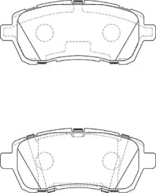 Комплект тормозных колодок NECTO FD7390A