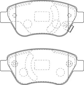 Комплект тормозных колодок NECTO FD7263A