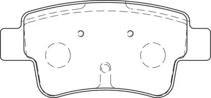 Комплект тормозных колодок NECTO FD7265A