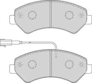 Комплект тормозных колодок NECTO FD7268V