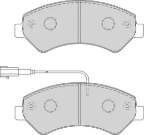 Комплект тормозных колодок NECTO FD7269V