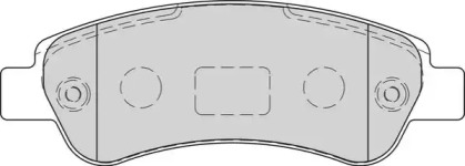 Комплект тормозных колодок NECTO FD7270V