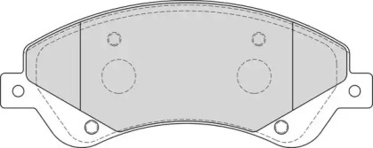 Комплект тормозных колодок NECTO FD7272V