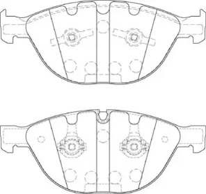 Комплект тормозных колодок NECTO FD7240A