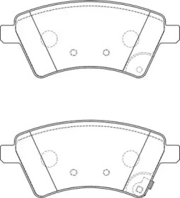 Комплект тормозных колодок NECTO FD7232A