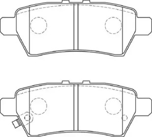 Комплект тормозных колодок NECTO FD7239A