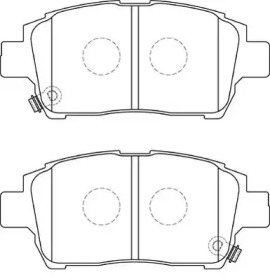 Комплект тормозных колодок NECTO FD7308A