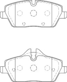 Комплект тормозных колодок NECTO FD7314A