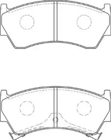 Комплект тормозных колодок NECTO FD7304A