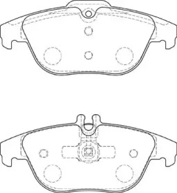 Комплект тормозных колодок NECTO FD7303A