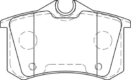 Комплект тормозных колодок NECTO FD7326A