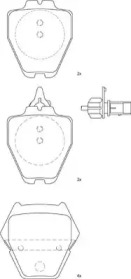 Комплект тормозных колодок NECTO FD7284A