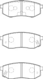 Комплект тормозных колодок NECTO FD7295A