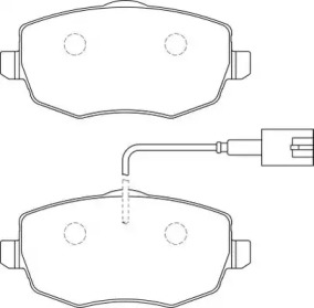 Комплект тормозных колодок NECTO FD7299A