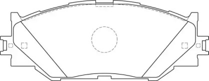 Комплект тормозных колодок NECTO FD7579A