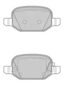 Комплект тормозных колодок NECTO FD7574A