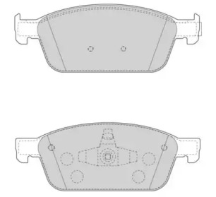 Комплект тормозных колодок NECTO FD7575A