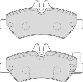 Комплект тормозных колодок NECTO FD7583V