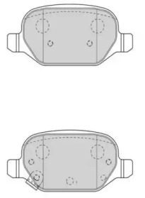 Комплект тормозных колодок NECTO FD7585A