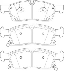 Комплект тормозных колодок NECTO FD7542A