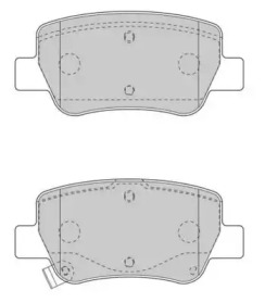 Комплект тормозных колодок NECTO FD7550A