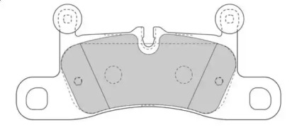 Комплект тормозных колодок NECTO FD7556A