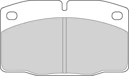 Комплект тормозных колодок NECTO FD817A