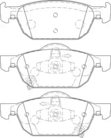 Комплект тормозных колодок NECTO FD7459A