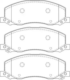 Комплект тормозных колодок NECTO FD7465A