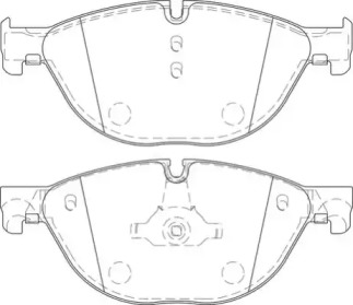 Комплект тормозных колодок NECTO FD7469A