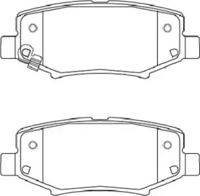 Комплект тормозных колодок NECTO FD7440A