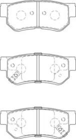 Комплект тормозных колодок NECTO FD7443A